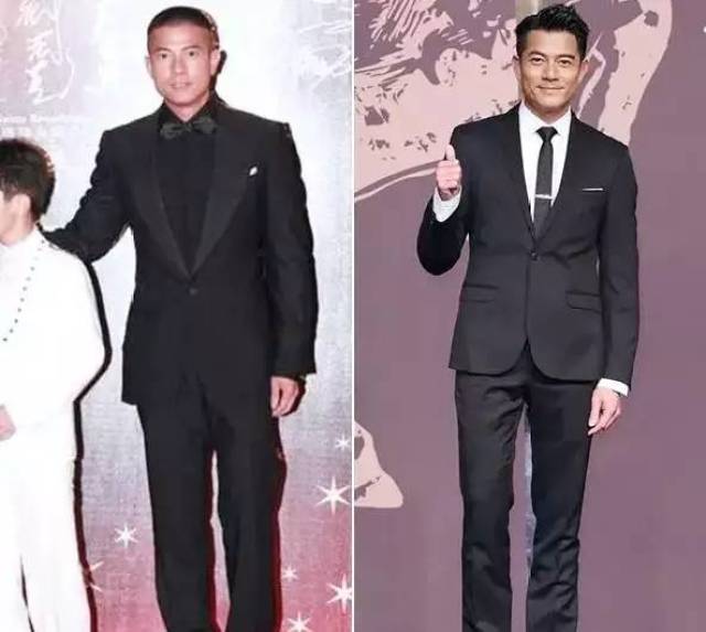 再看看我们帅气的飞鸿李连杰大叔,一件大尺寸西装害死人啊!