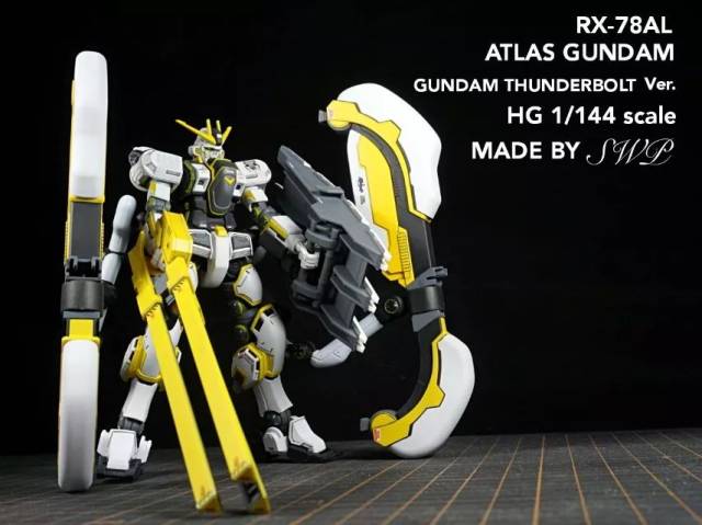 rx-78al 阿特拉斯高达涂装制作