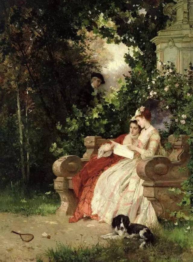 那些油画里的爱情!