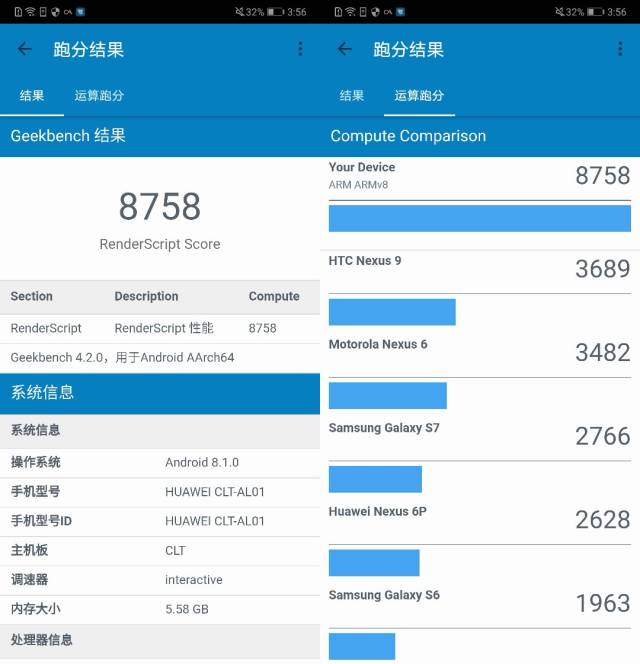 iphone x的运算跑分为14609,比华为p20 pro还是要高不少.