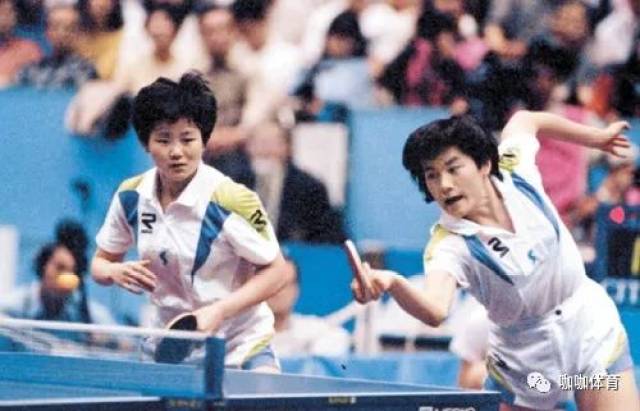 (李粉姬与玄静和) 1991朝韩联队女团决赛四人名单