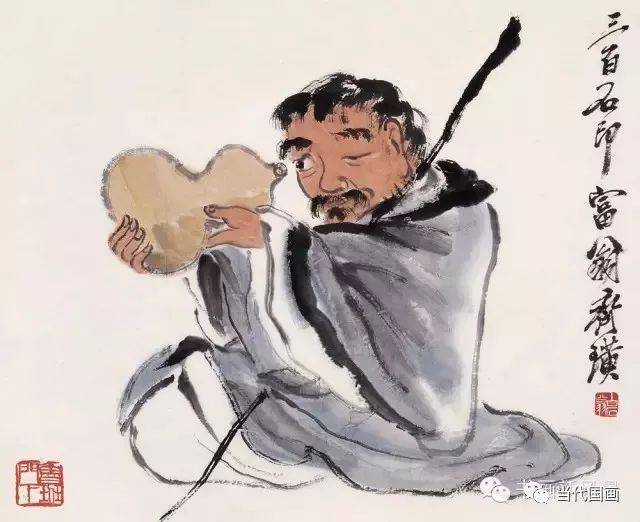 要说画人物,估计没有齐白石更逗啦!