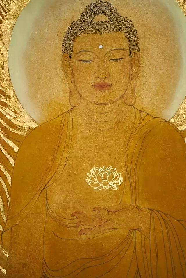 她的《叶落长安》热播全国!她的佛像,莲花惊艳画坛!图片