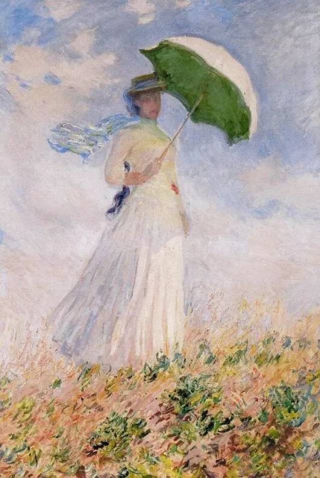 claude monet / 克劳德·莫奈 《撑阳伞的女人》(1886)