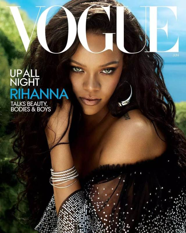 rihanna|登上美版《vogue》封面 大谈转型美妆博主,影视巨星