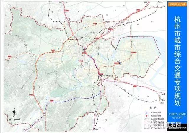 高铁规划方面,新建杭州西站,萧山机场站,江东站,临安站,富阳西站.