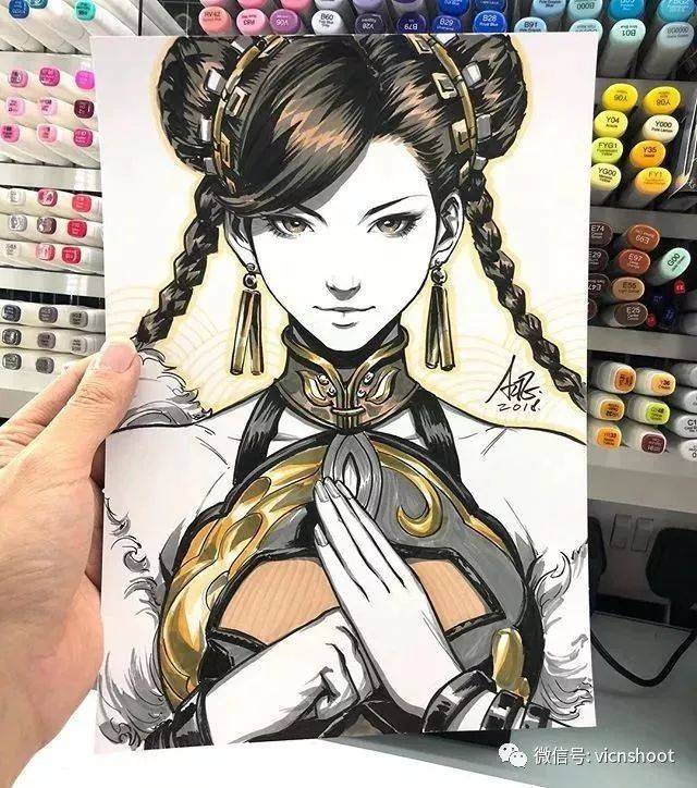 绘画|马克笔手绘动漫人物