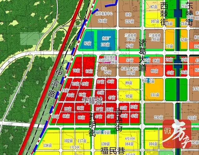 华耀城伊滨区地块详情 ▼ 洛阳华耀城,总建筑面积约230万平方米,总