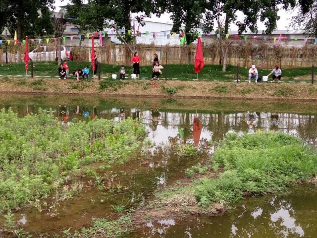 西河镇卫星村第一届龙虾节开幕