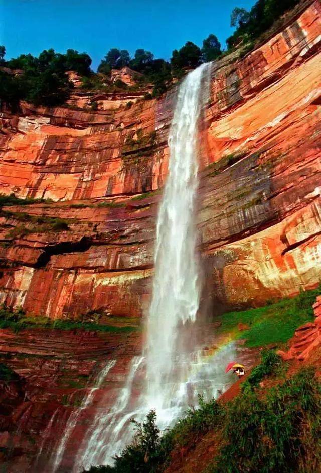 赤水大瀑布,丹霞地貌上的最大瀑布
