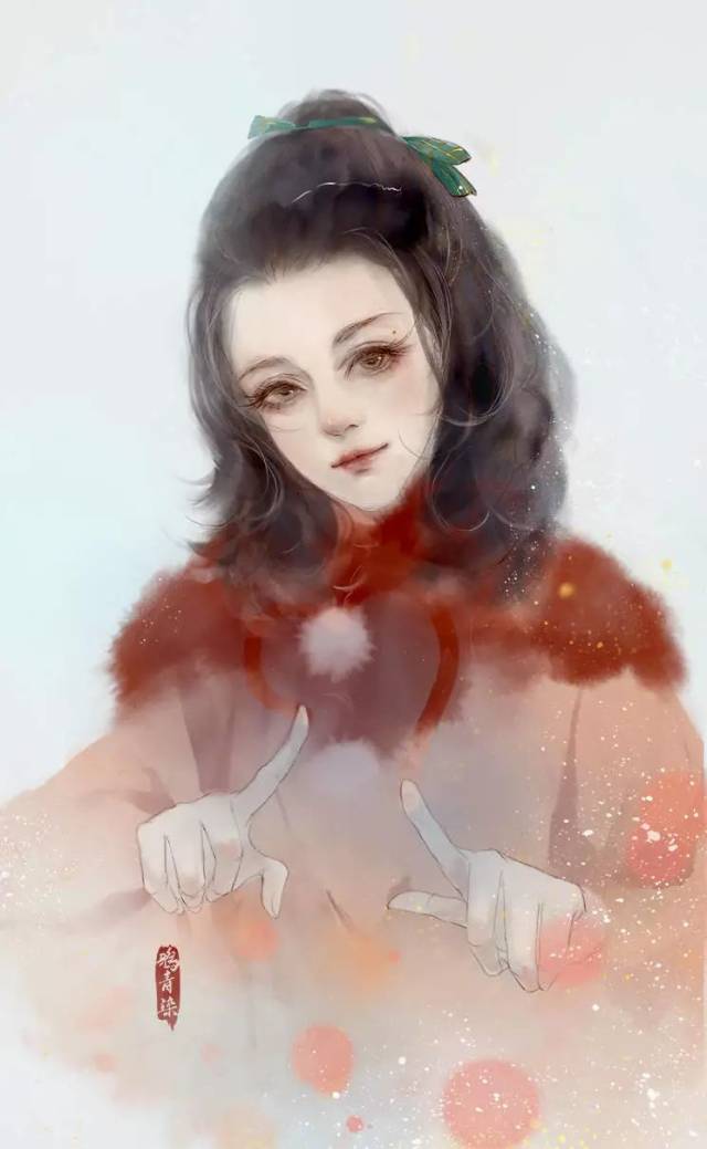 一波古风人物插画壁纸男女头像情侣壁纸:挑一款喜欢的