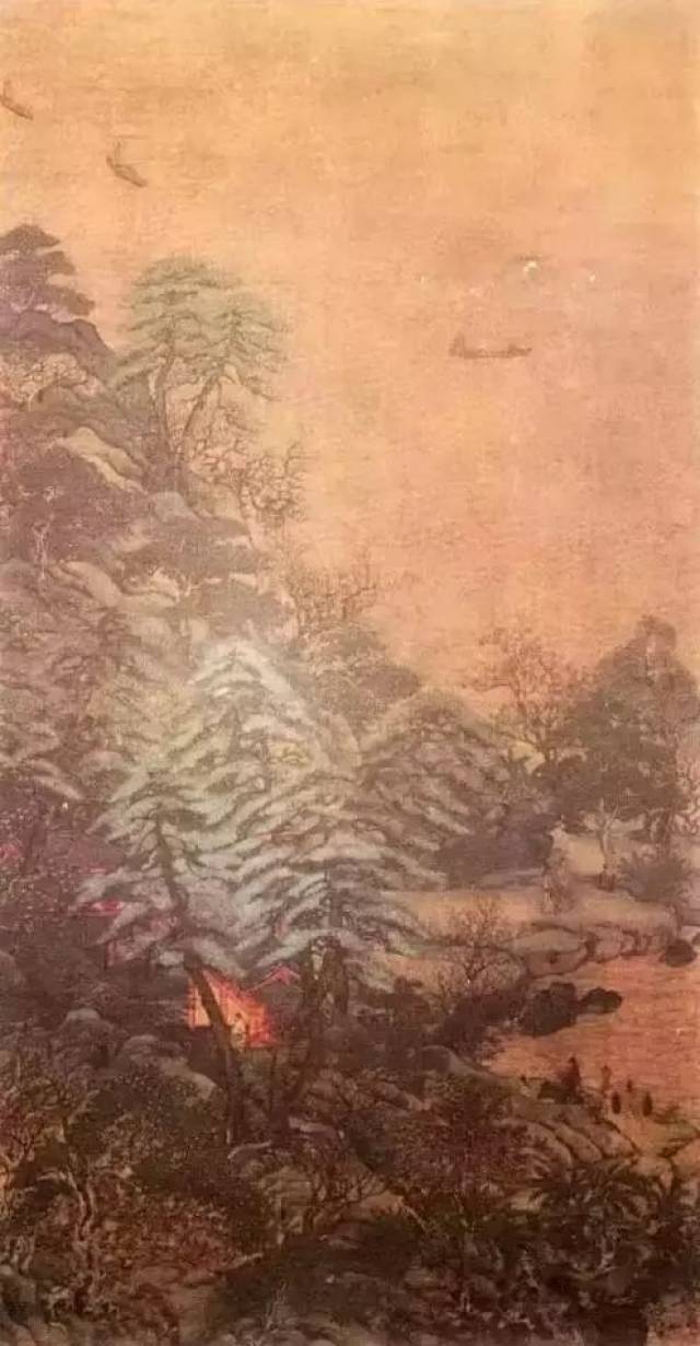李思训 江帆楼阁图