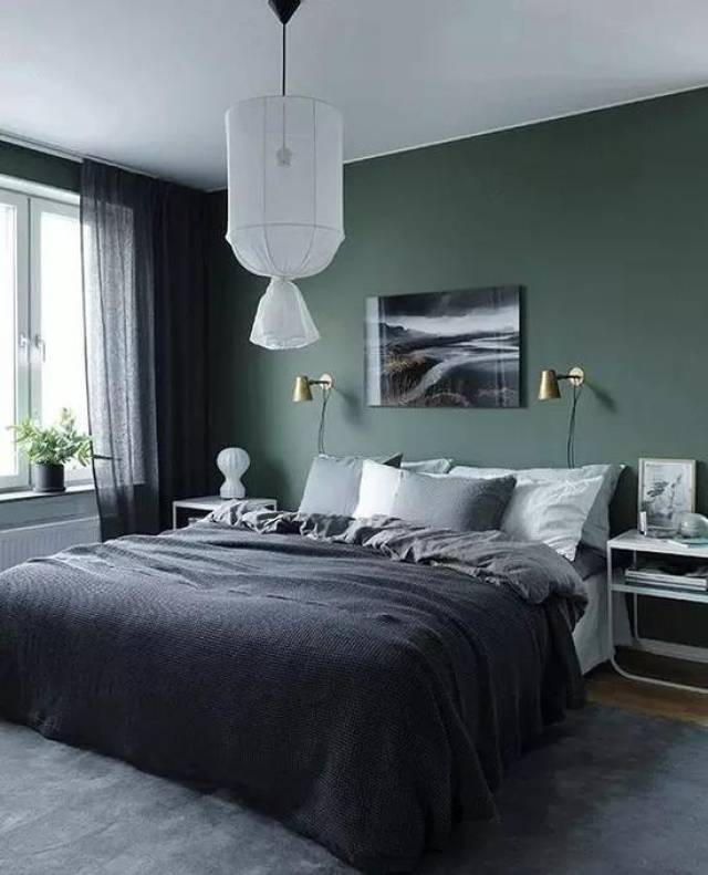 蔻帝推荐:灰绿,最适合大面积上墙的颜色
