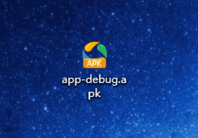 demo中需要包含一个textview以及一个imageview,apk图标以及名字使用