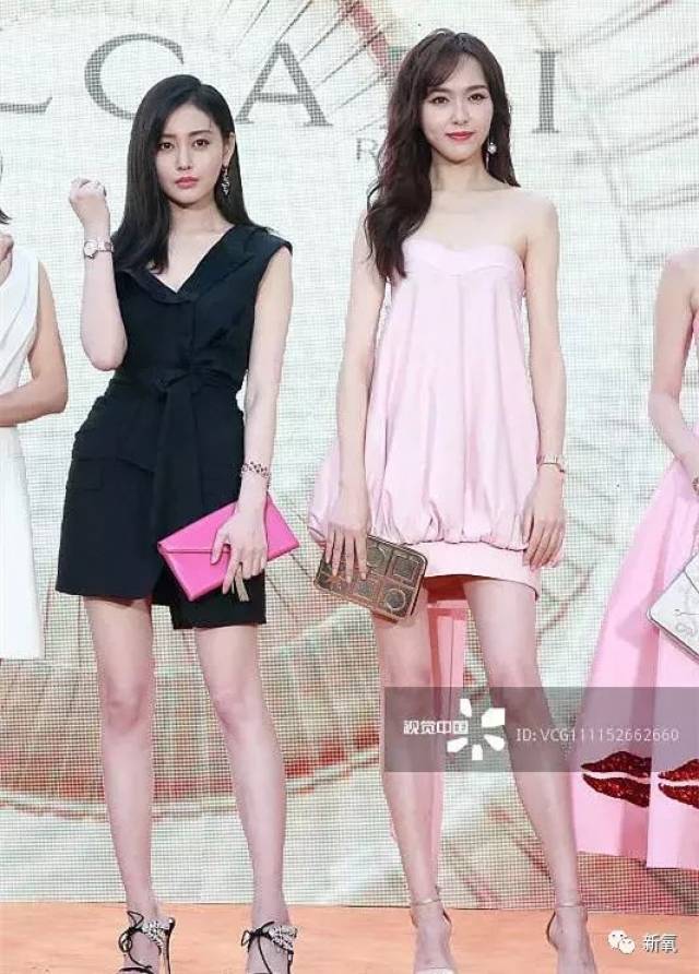女160男172图片对比,160和172身高距离图 172的唐嫣竟然被160的张天爱碾压了!旁边唐艺昕也变丫鬟