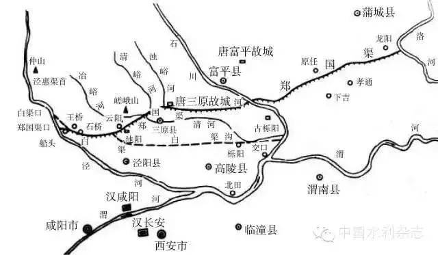 渠道绵延300多里,灌田4万多顷,郑国渠的修建使得关中成为天府之国.