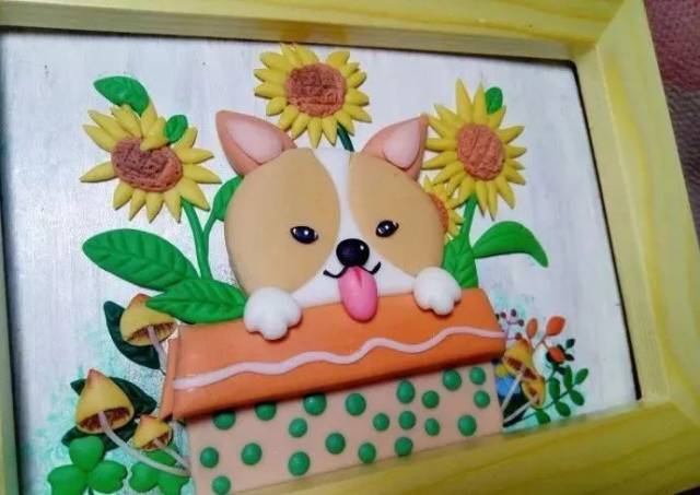 粘土柴犬制作