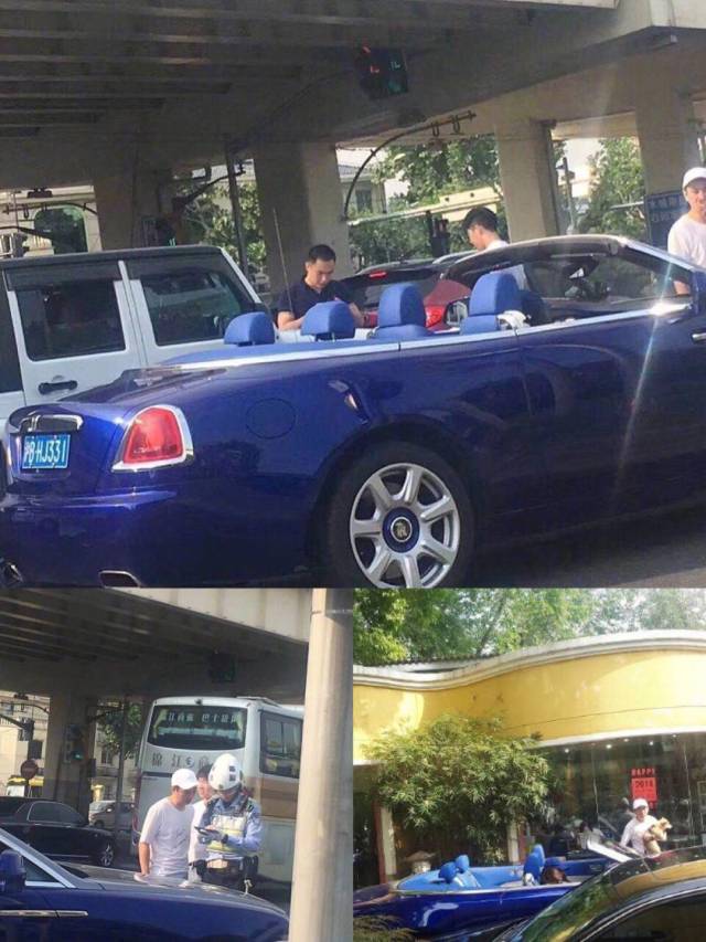 网友福州偶遇王思聪开豪车带美女兜风,不知是擦碰还是乱停被处罚