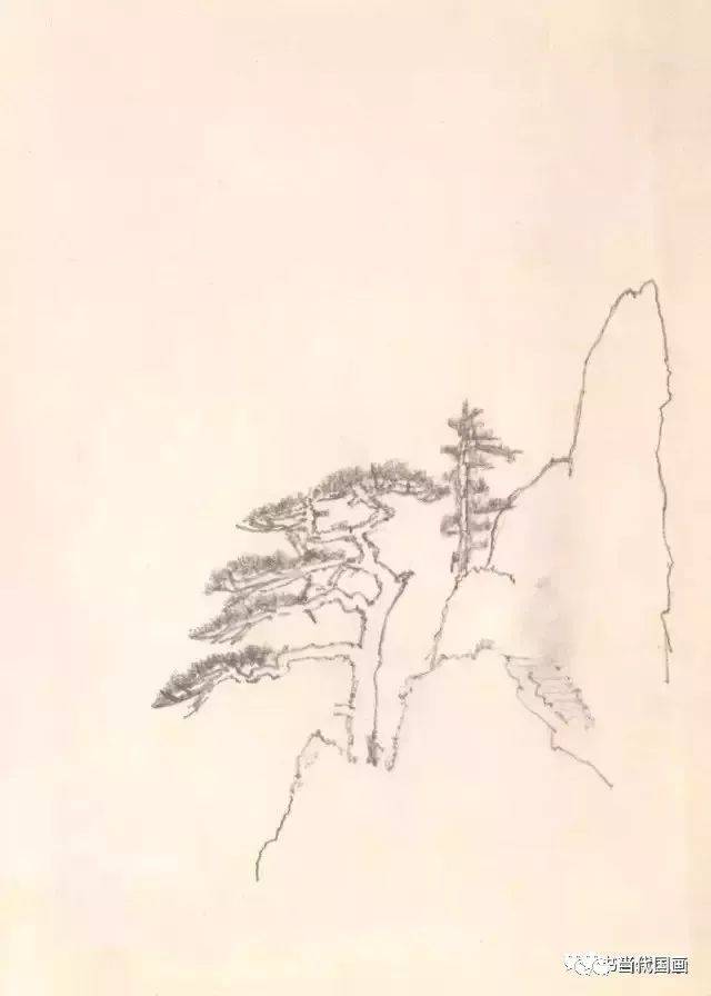 看看大师李可染的铅笔山水画!