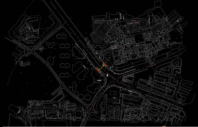 东园路与北大路交叉口段电子图cad