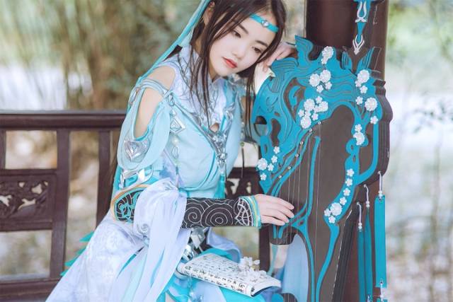剑网叁 雪河琴娘 cosplay