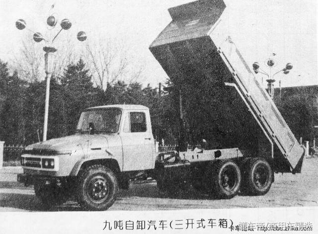 1996年,一汽在ca141基础上开发出了长头6x4九吨自卸车ca3160k2t1.