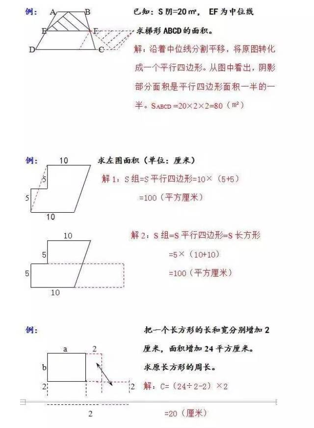 割补平移法