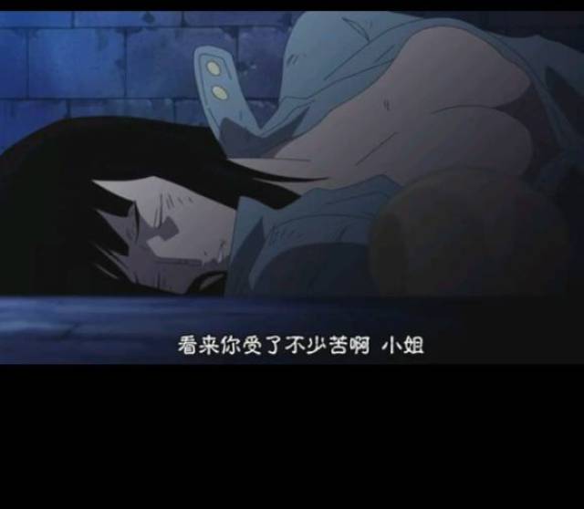 在德岛的时候,罗宾被小人族制服,捆绑在地,动弹不得.