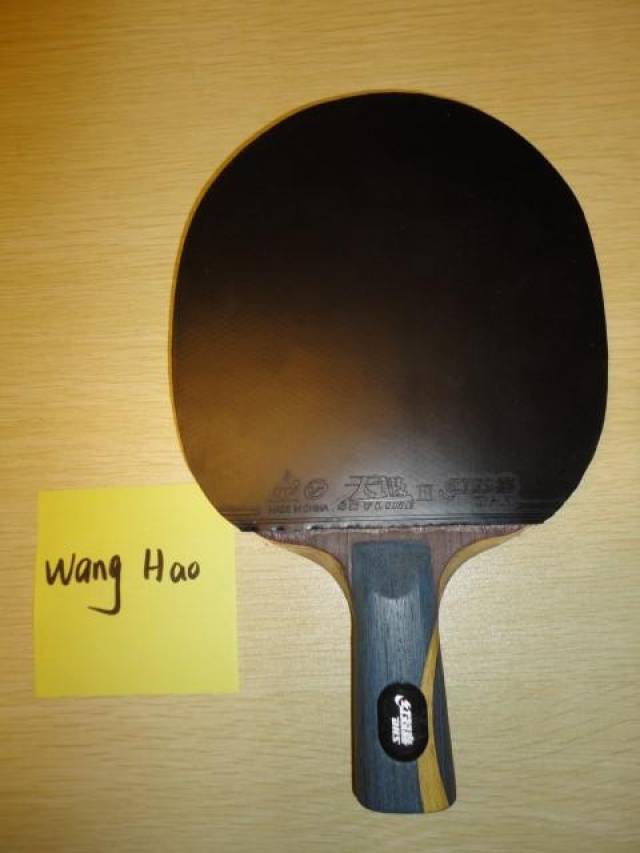 国乒直拍横打之王——王皓退役前最后使用的乒乓球拍,是怎样的?