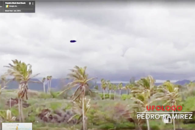最近,一名不明飞行物(ufo)研究者声称通过谷歌地图发现火山附近出现了