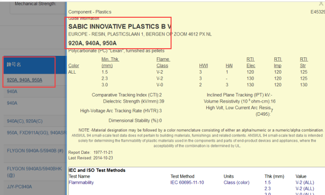 史上最完整的塑料ul黄卡介绍,附上免费查询方式!