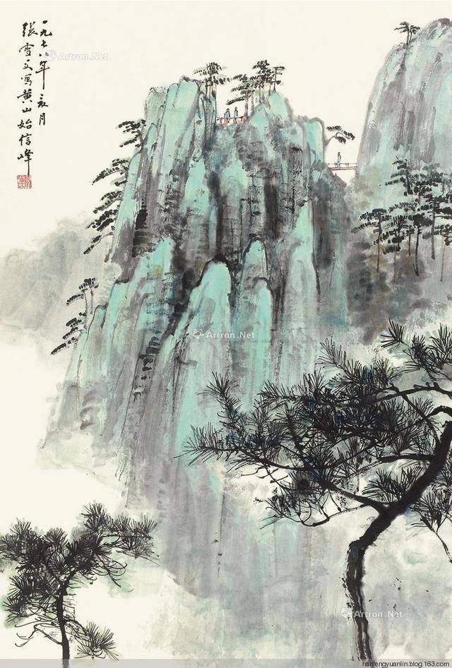 现代画家张雪父中国画作品选