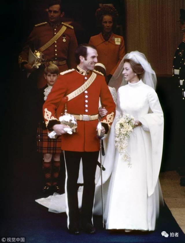 1973年11月14日,英国威斯敏斯特教堂,安妮公主的婚礼.