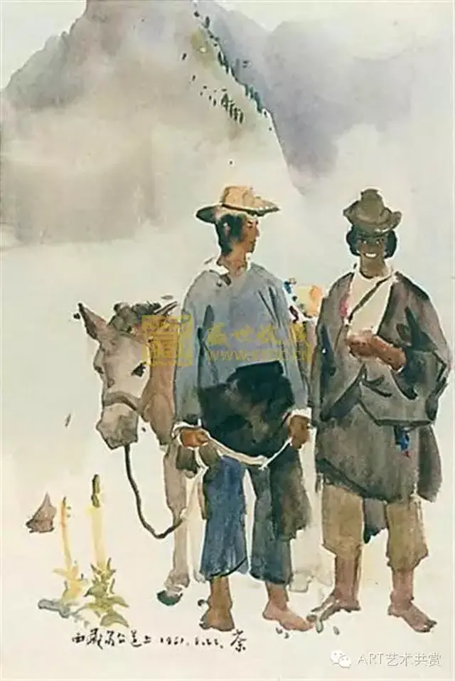 吴冠中人物画,太少见了(全集)
