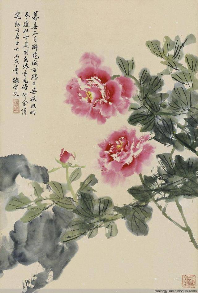 现代画家张雪父中国画作品选