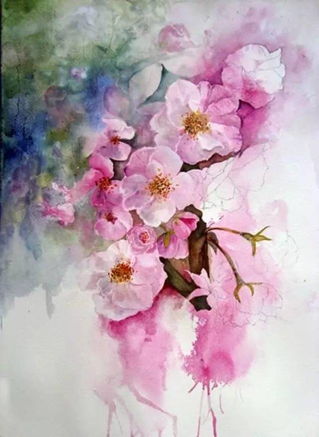 灵动的"水彩",漂亮的构图,不可错过的水彩画