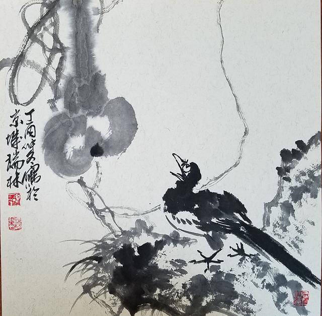 中国人民对外友协创作院创作部主任,主攻大写意花鸟画
