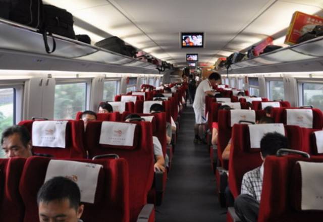中国高铁内景照