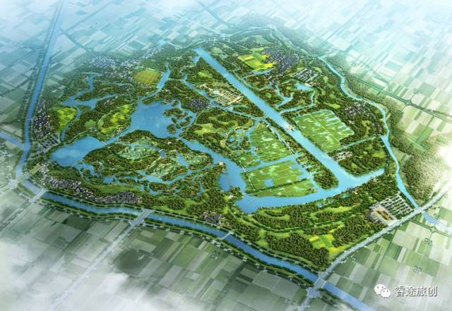 以稻田荷塘为特色的高原水乡 麒麟水乡位于曲靖市麒麟区,规划总面积