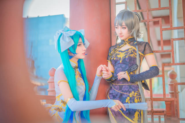 初音未来&洛天依 辰苏苏&n灼耀 cosplay