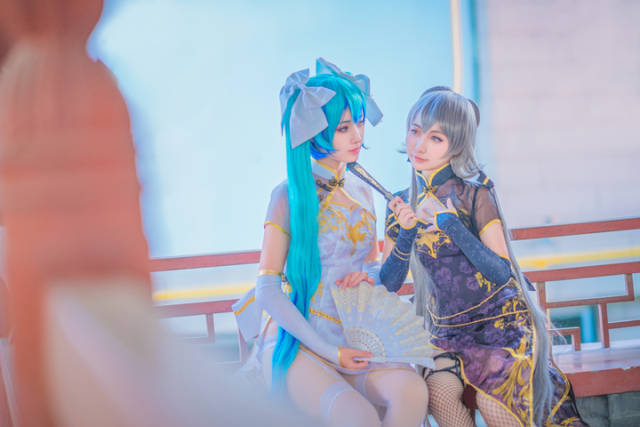 初音未来&洛天依 辰苏苏&n灼耀 cosplay