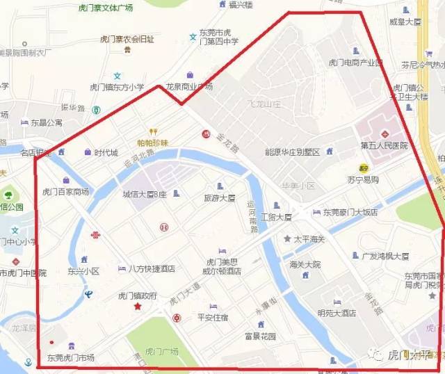 东风社区,南栅社区,沙角社区,行政区,新湾部队,沙角部队及虎门寨商圈