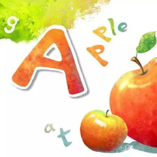 英文童谣:a is for apple