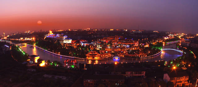 扬州古运河夜景