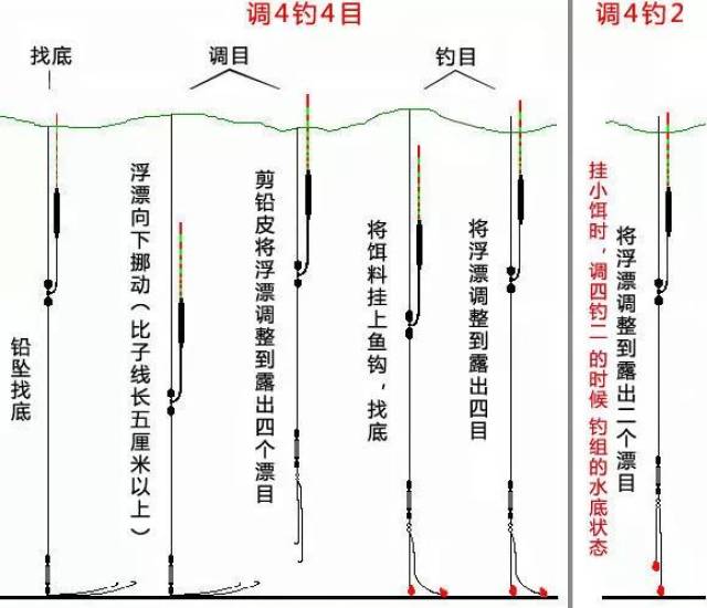 钓鱼新手必看:钓鱼调漂全过程图解