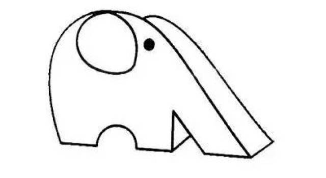 大象滑梯简笔画_滑梯简笔画_大象滑梯_秋千简笔画_视安网