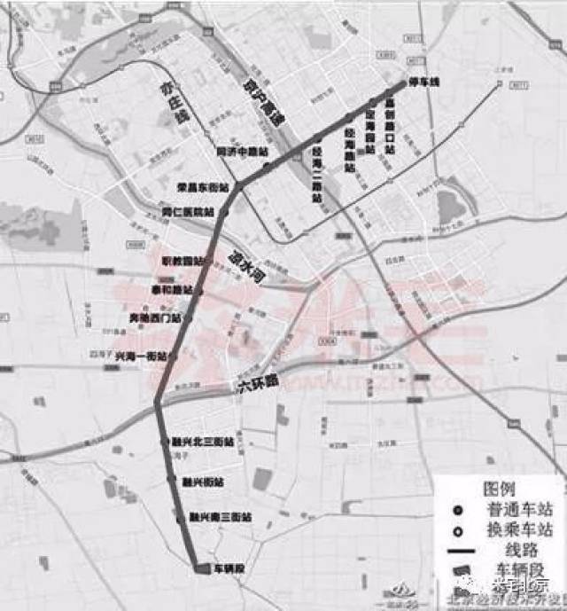 在北京地铁规划中,涉及亦庄的有3条: 8号线3期(五福堂-瀛海) 新机场