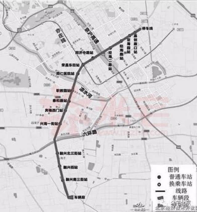 在北京地铁规划中,涉及亦庄的有3条: 8号线3期(五福堂-瀛海) 新机场线