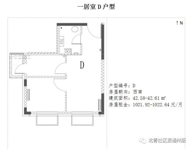 户型图 燕保·梨园家园公租房项目户型图 平台声