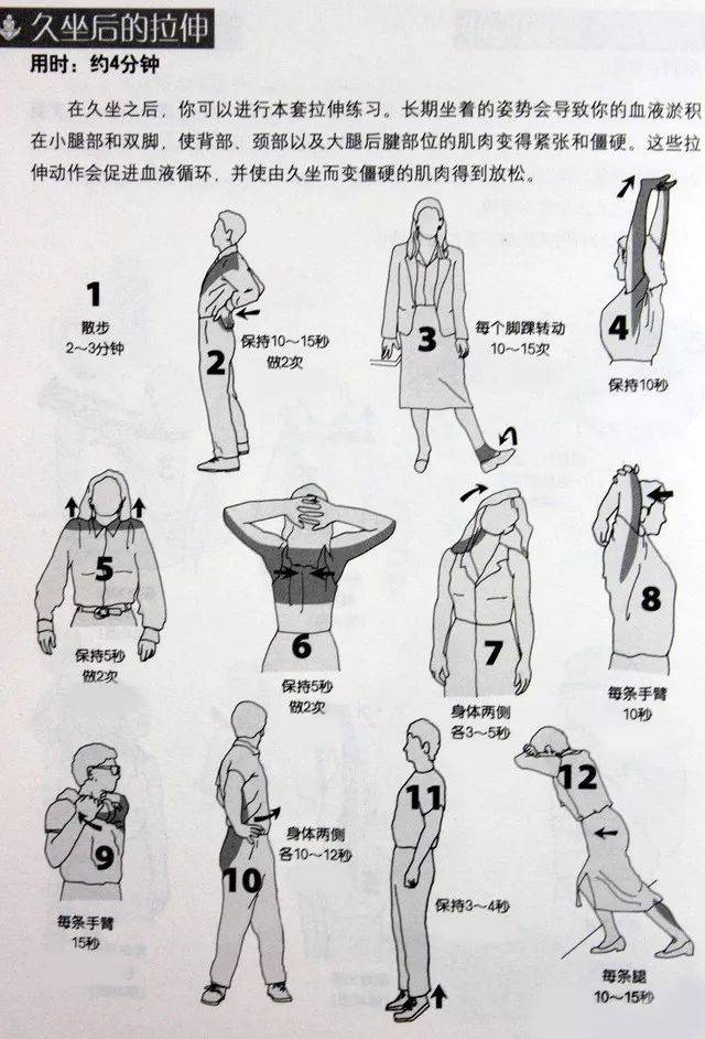 九套拉伸动作告诉你,全身拉伸怎么做